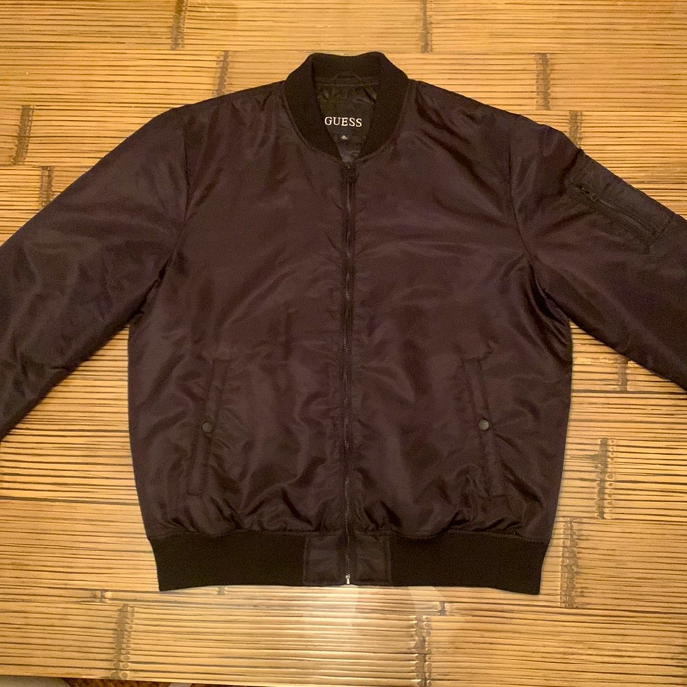Guess Bomber Jacket - Men’s XL - Black